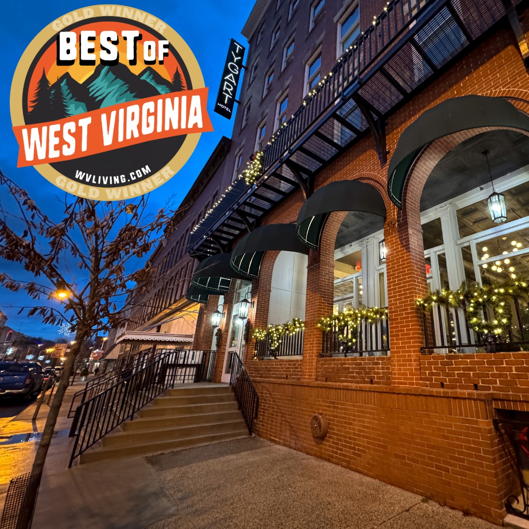 The Tygart Hotel Recognized as Best Boutique Hotel by WV Living’s Best of the Best